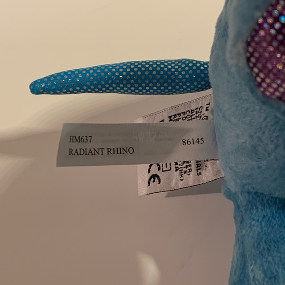 🦏 [2/$25] WEBKINZ RADIANT RHINO STUFFED ANIMAL PLUSH - HM637 NO CODE TAG 🦏 - Picture 7 of 7